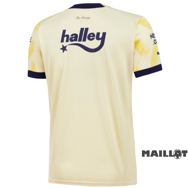 Foot Maillot Pas Cher Thailande Exterieur Maillot Fenerbahce SK 2022 2023 Jaune