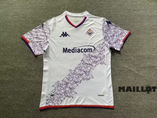Foot Maillot Pas Cher Thailande Exterieur Maillot Fiorentina 2023 2024 Blanc