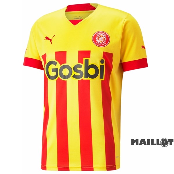 Foot Maillot Pas Cher Thailande Exterieur Maillot Girona 2022 2023 Jaune
