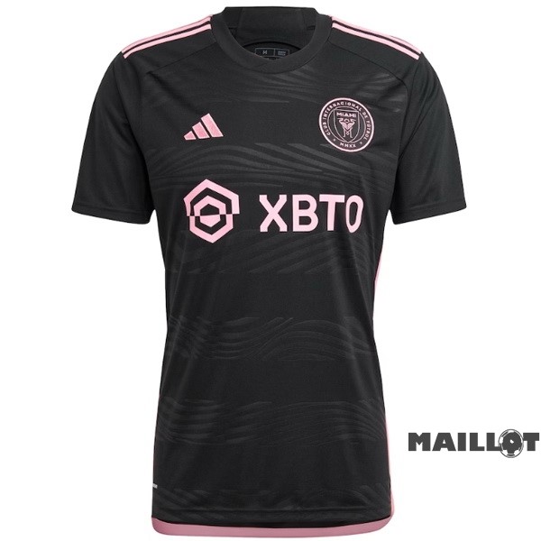 Foot Maillot Pas Cher Thailande Exterieur Maillot Inter Miami 2023 2024 Noir