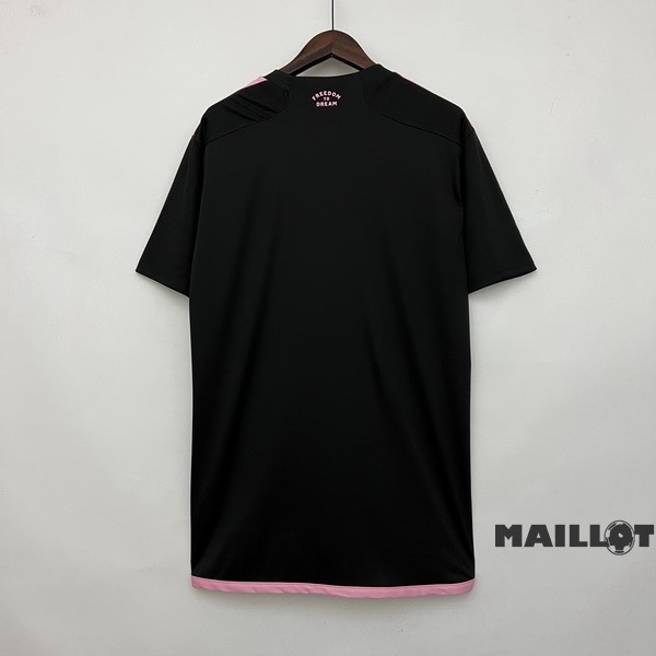 Foot Maillot Pas Cher Thailande Exterieur Maillot Inter Miami 2023 2024 Noir