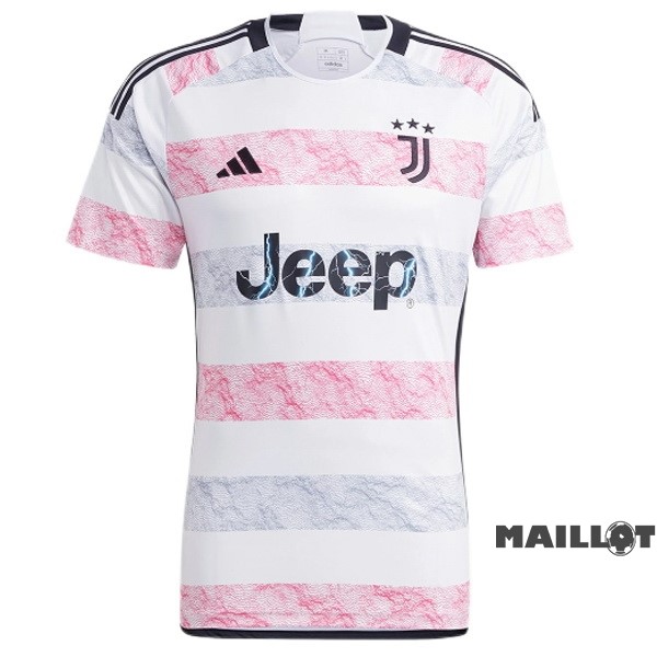 Foot Maillot Pas Cher Thailande Exterieur Maillot Juventus 2023 2024 Blanc