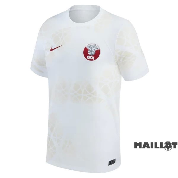 Foot Maillot Pas Cher Thailande Exterieur Maillot Katar 2022 Blanc