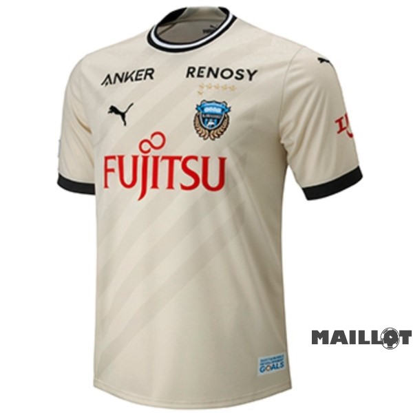 Foot Maillot Pas Cher Thailande Exterieur Maillot Kawasaki Frontale 2023 2024 Jaune