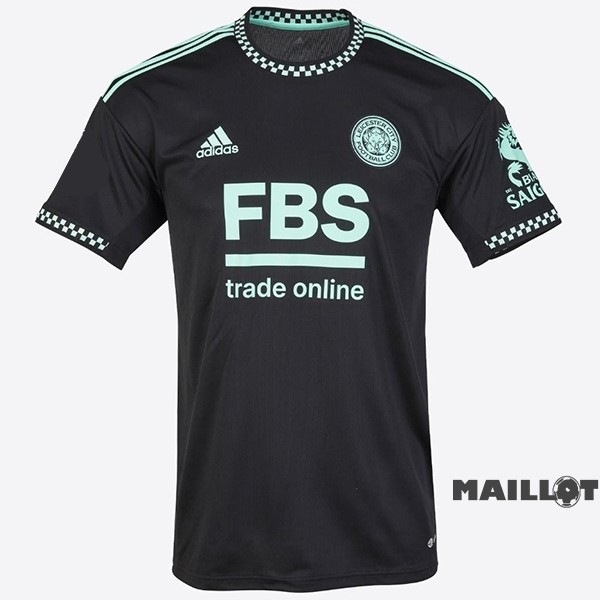 Foot Maillot Pas Cher Thailande Exterieur Maillot Leicester City 2022 2023 Noir