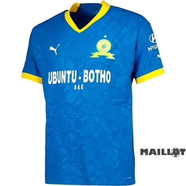 Foot Maillot Pas Cher Thailande Exterieur Maillot Mamelodi Sundowns 2022 2023 Bleu
