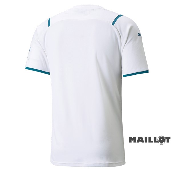 Foot Maillot Pas Cher Thailande Exterieur Maillot Manchester City 2021 2022 Blanc