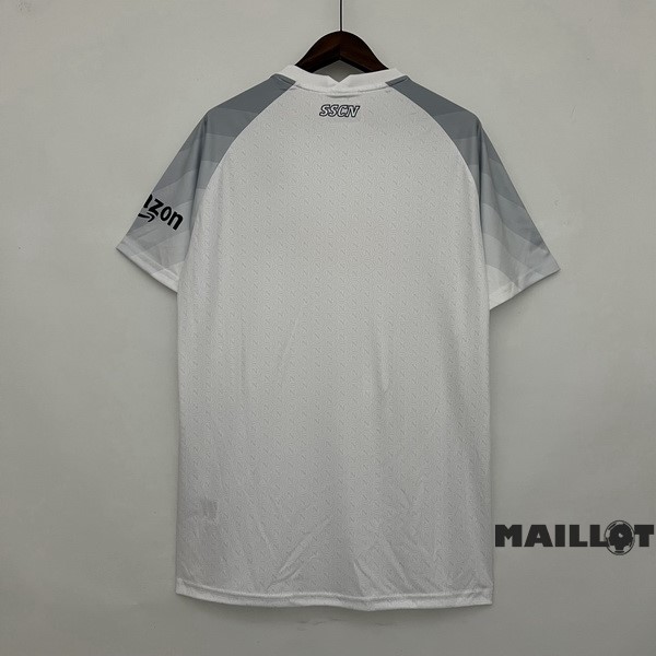 Foot Maillot Pas Cher Thailande Exterieur Maillot Napoli 2022 2023 Blanc Gris