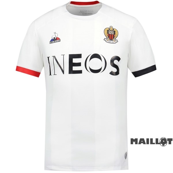 Foot Maillot Pas Cher Thailande Exterieur Maillot Nice 2023 2024 Blanc