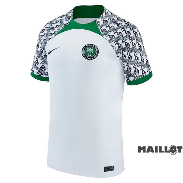 Foot Maillot Pas Cher Thailande Exterieur Maillot Nigeria 2022 Blanc