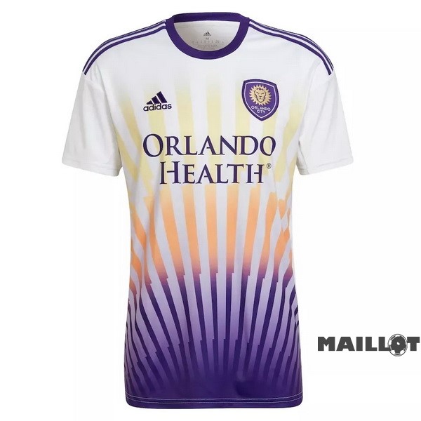 Foot Maillot Pas Cher Thailande Exterieur Maillot Orlando City 2022 2023 Blanc