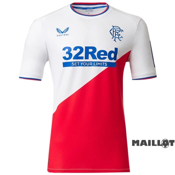 Foot Maillot Pas Cher Thailande Exterieur Maillot Rangers 2022 2023 Blanc