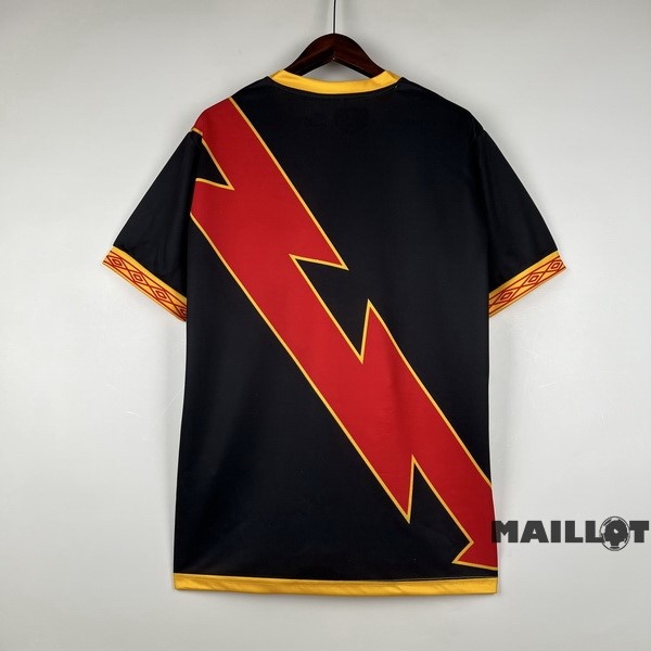Foot Maillot Pas Cher Thailande Exterieur Maillot Rayo Vallecano 2023 2024 Noir Rouge