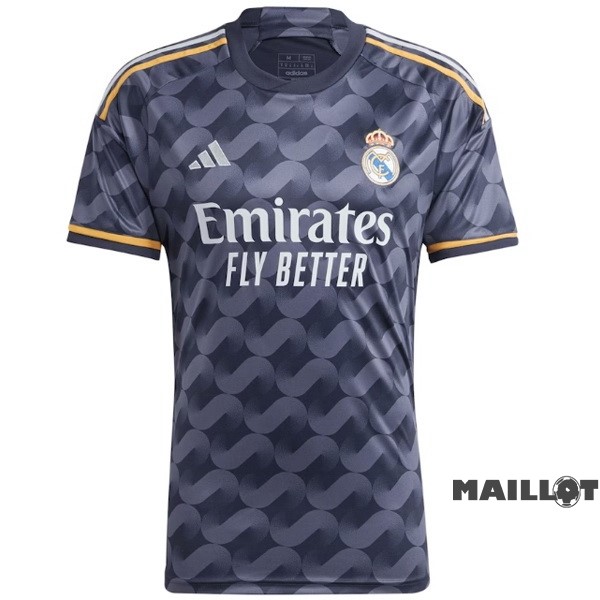 Foot Maillot Pas Cher Thailande Exterieur Maillot Real Madrid 2023 2024 Gris
