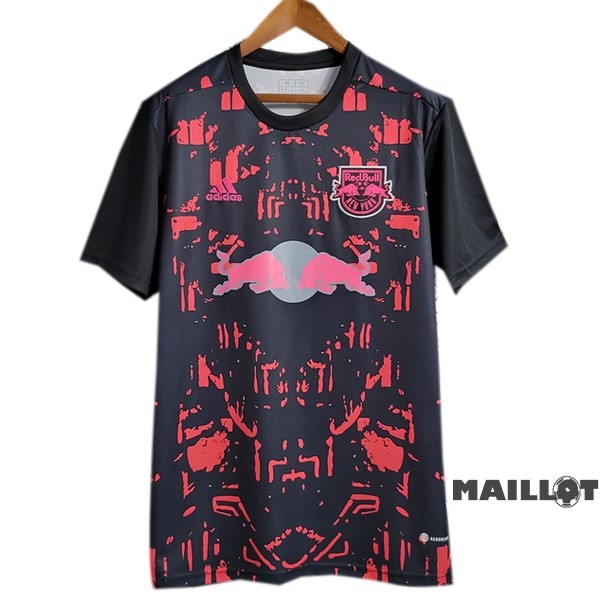Foot Maillot Pas Cher Thailande Exterieur Maillot Red Bulls 2023 2024 Noir Rouge