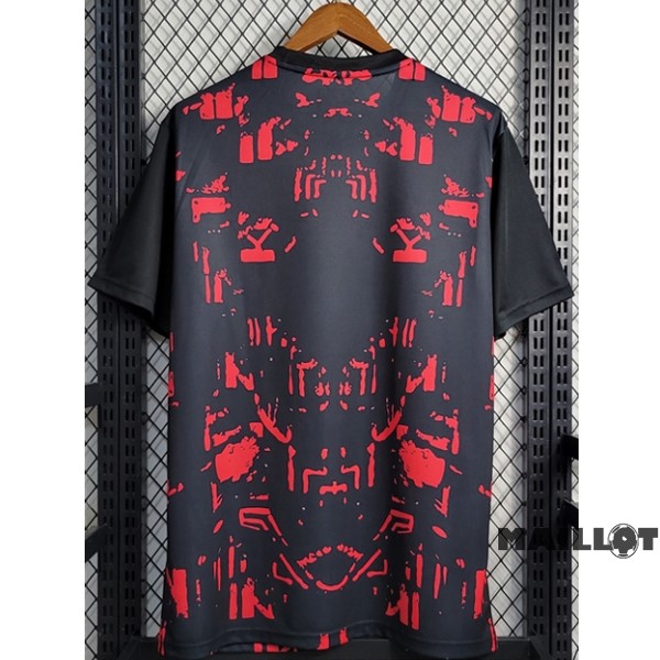 Foot Maillot Pas Cher Thailande Exterieur Maillot Red Bulls 2023 2024 Noir Rouge