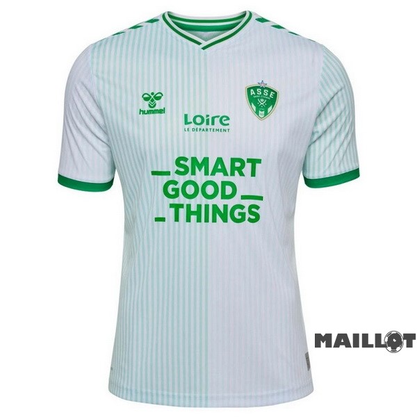 Foot Maillot Pas Cher Thailande Exterieur Maillot Saint Étienne 2023 2024 Blanc