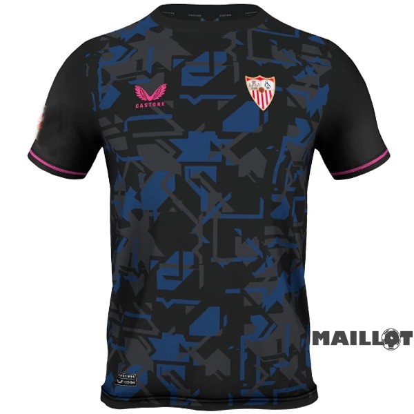 Foot Maillot Pas Cher Thailande Exterieur Maillot Sevilla 2023 2024 Bleu Marine
