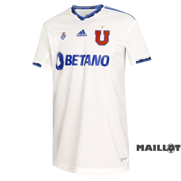 Foot Maillot Pas Cher Thailande Exterieur Maillot Universidad De Chili 2022 2023 Blanc