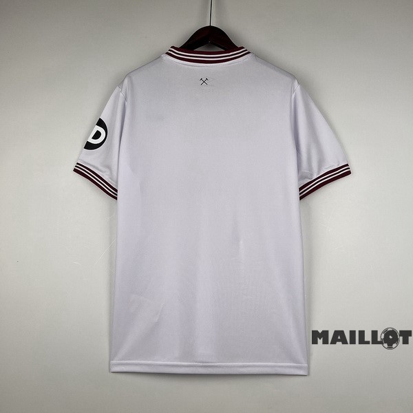 Foot Maillot Pas Cher Thailande Exterieur Maillot West Ham United 2023 2024 Blanc