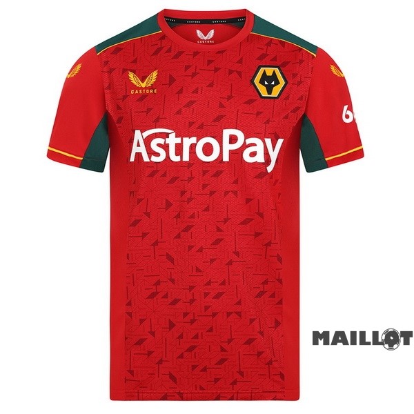 Foot Maillot Pas Cher Thailande Exterieur Maillot Wolves 2023 2024 Rouge