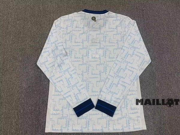 Foot Maillot Pas Cher Thailande Exterieur Manches Longues Salvador 2023 Blanc