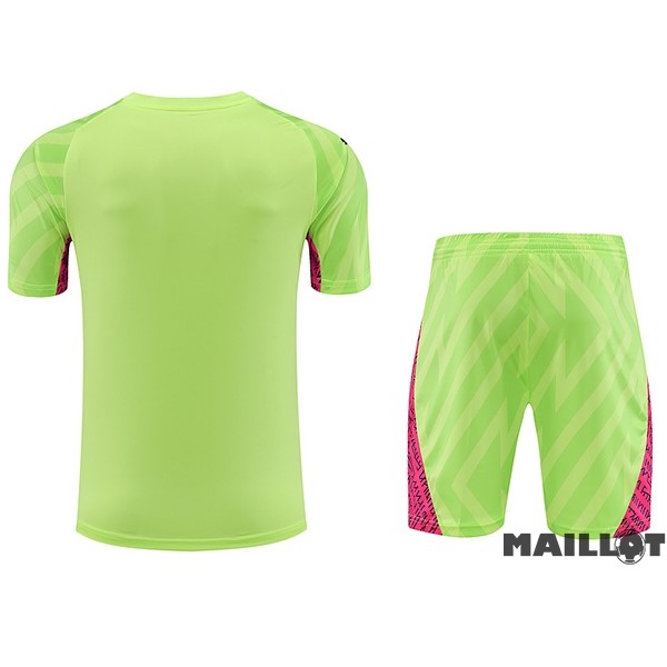 Foot Maillot Pas Cher Thailande Gardien Conjunto De Homme Manchester City 2023 2024 Jaune