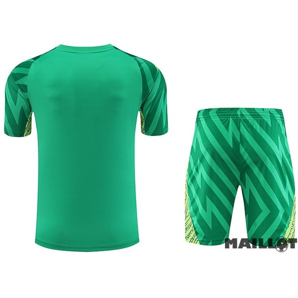 Foot Maillot Pas Cher Thailande Gardien Conjunto De Homme Manchester City 2023 2024 Vert
