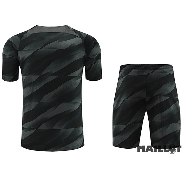 Foot Maillot Pas Cher Thailande Gardien Conjunto De Homme Paris Saint Germain 2023 2024 Noir