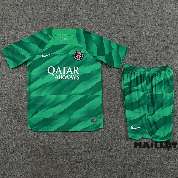 Foot Maillot Pas Cher Thailande Gardien Conjunto De Homme Paris Saint Germain 2023 2024 Vert