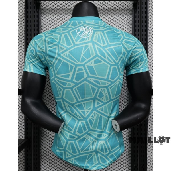 Foot Maillot Pas Cher Thailande Gardien Joueurs Maillot Algérie 2023 Bleu Vert