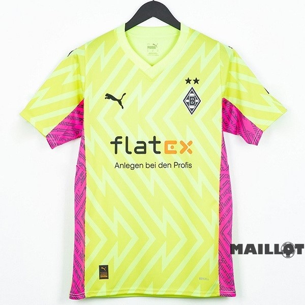 Foot Maillot Pas Cher Thailande Gardien Maillot Borussia Mönchengladbach 2023 2024 Jaune
