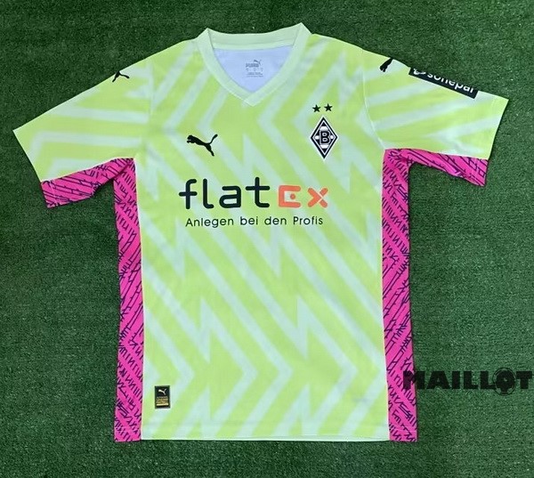 Foot Maillot Pas Cher Thailande Gardien Maillot Borussia Mönchengladbach 2023 2024 Jaune