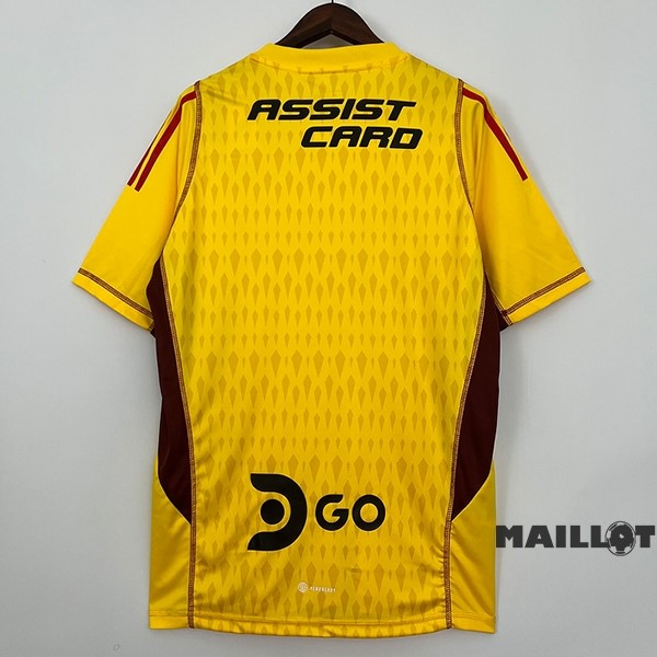 Foot Maillot Pas Cher Thailande Gardien Maillot Colo Colo 2023 2024 Jaune
