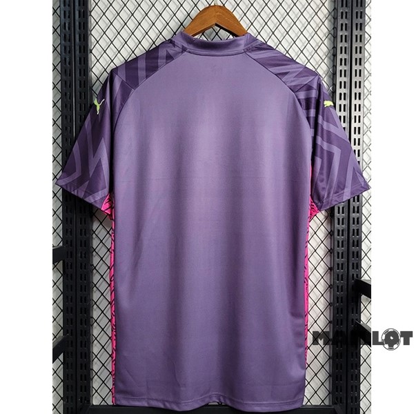 Foot Maillot Pas Cher Thailande Gardien Maillot Manchester City 2023 2024 Purpura