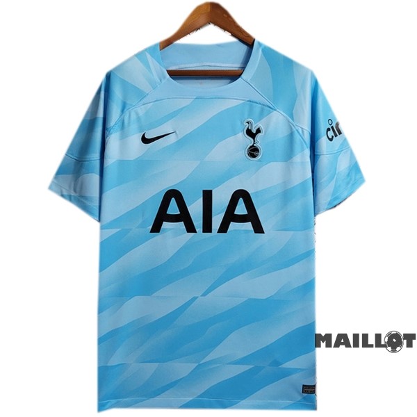 Foot Maillot Pas Cher Thailande Gardien Maillot Tottenham Hotspur 2023 2024 Bleu