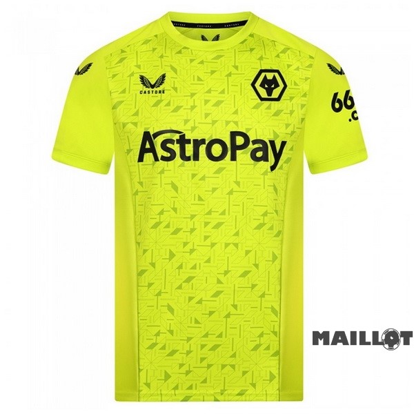 Foot Maillot Pas Cher Thailande Gardien Maillot Wolves 2023 2024 Vert