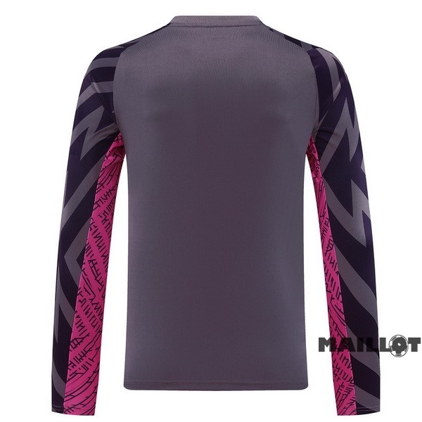 Foot Maillot Pas Cher Thailande Gardien Manches Longues Manchester City 2023 2024 Purpura