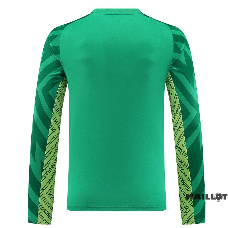 Foot Maillot Pas Cher Thailande Gardien Manches Longues Manchester City 2023 2024 Vert