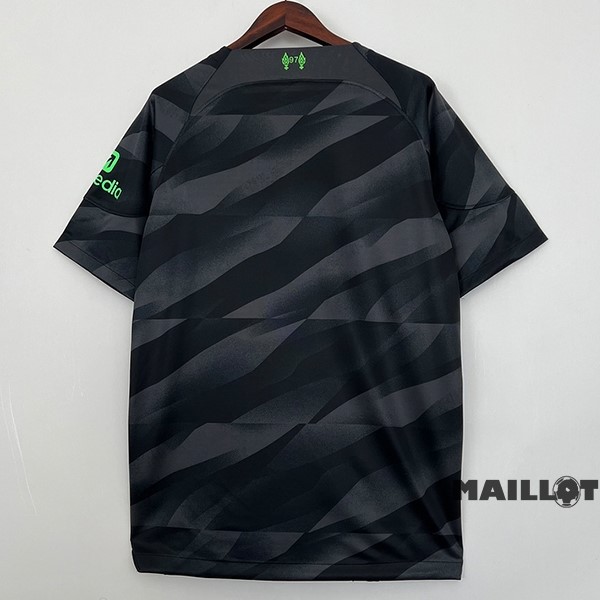 Foot Maillot Pas Cher Thailande Maillot Gardien Liverpool 2023 2024 Noir Gris