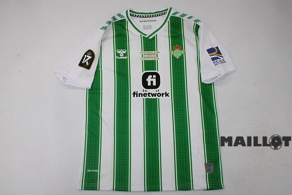 Foot Maillot Pas Cher Thailande NO.17 Joaquín Domicile Maillot Real Betis 2023 2024 Vert