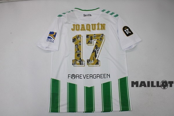 Foot Maillot Pas Cher Thailande NO.17 Joaquín Domicile Maillot Real Betis 2023 2024 Vert