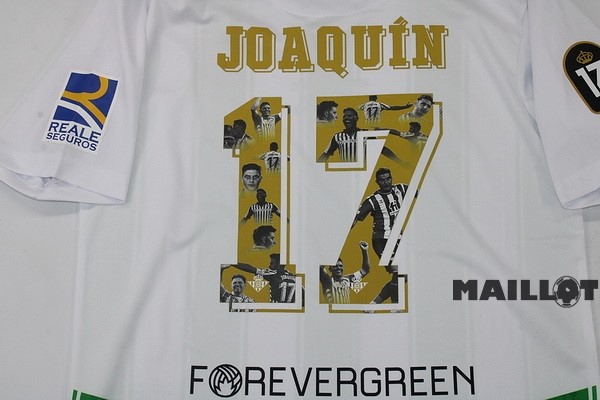 Foot Maillot Pas Cher Thailande NO.17 Joaquín Domicile Maillot Real Betis 2023 2024 Vert