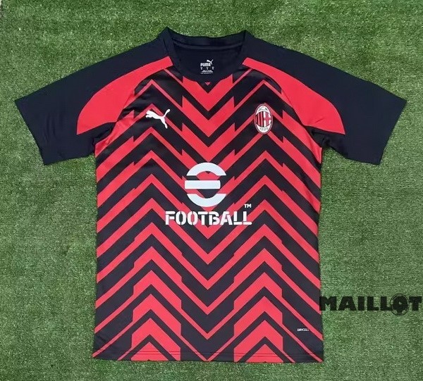 Foot Maillot Pas Cher Thailande Pré match Maillot AC Milan 2023 2024 Rouge
