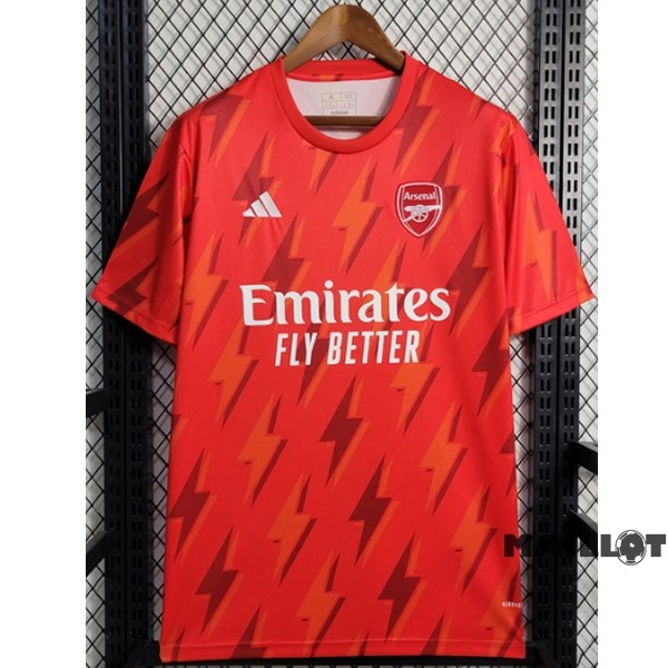 Foot Maillot Pas Cher Thailande Pré match Maillot Arsenal 2023 2024 Rouge