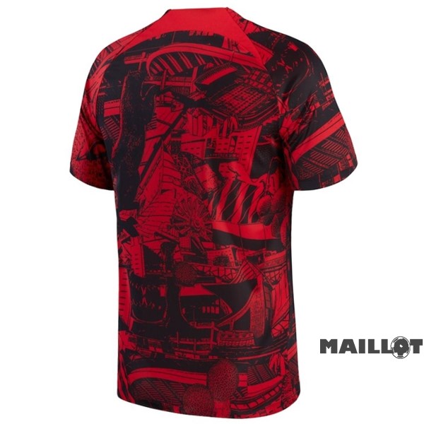 Foot Maillot Pas Cher Thailande Pré match Maillot Atlético Madrid 2022 2023 Rouge