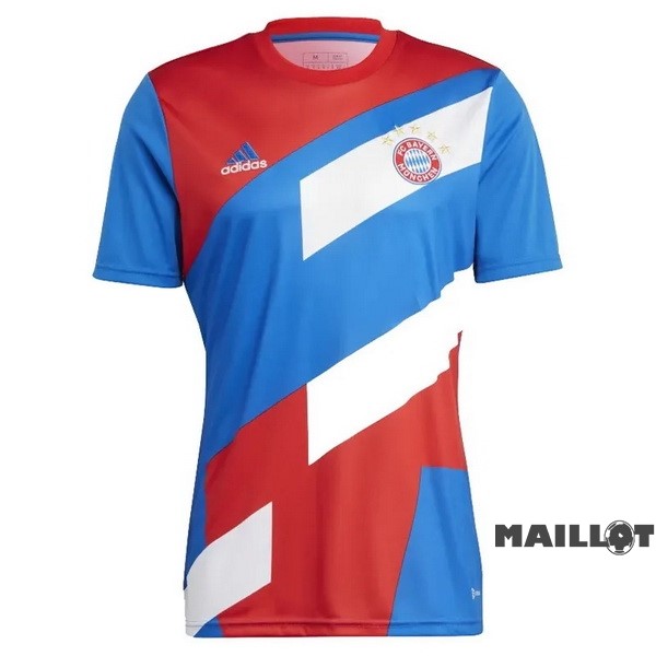Foot Maillot Pas Cher Thailande Pré match Maillot Bayern Múnich 2023 2024 Bleu Rouge