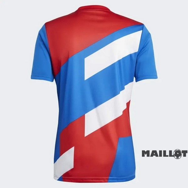 Foot Maillot Pas Cher Thailande Pré match Maillot Bayern Múnich 2023 2024 Bleu Rouge