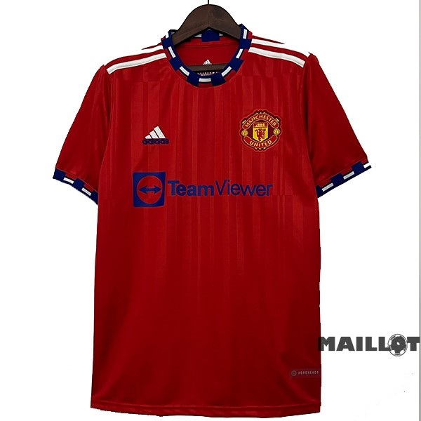 Foot Maillot Pas Cher Thailande Pré match Maillot Manchester United 2023 2024 Rouge