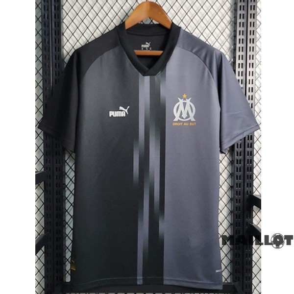 Foot Maillot Pas Cher Thailande Pré match Maillot Marsella 2023 2024 Noir